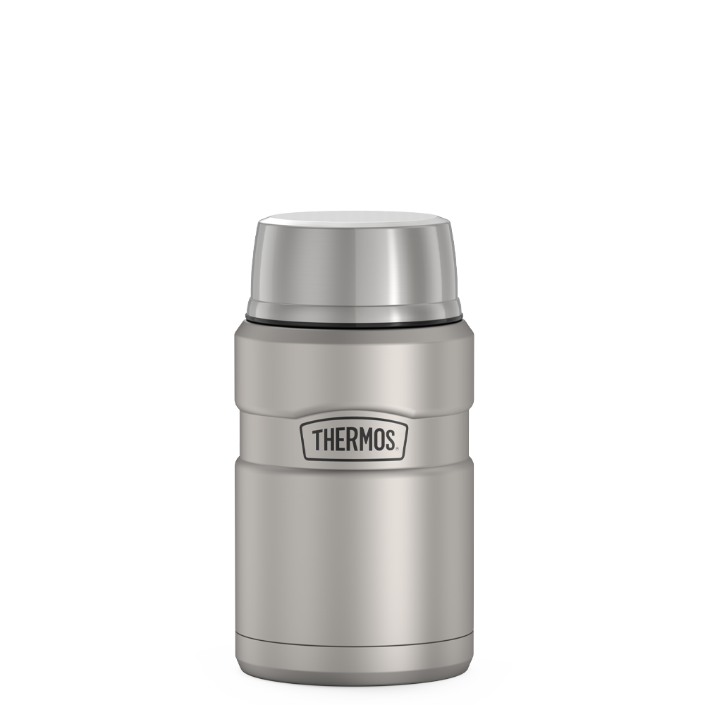 Thermos® 24oz Stainless King™ food jar in Matte Stainless Steel