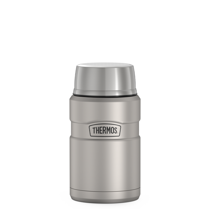 Thermos® 24oz Stainless King™ food jar in Matte Stainless Steel