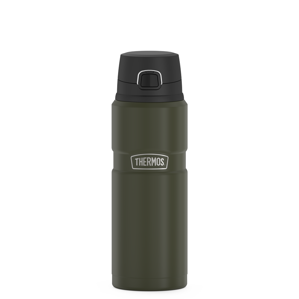 Thermos® 24oz Stainless King™ beverage bottle in Matte Stainless Steel