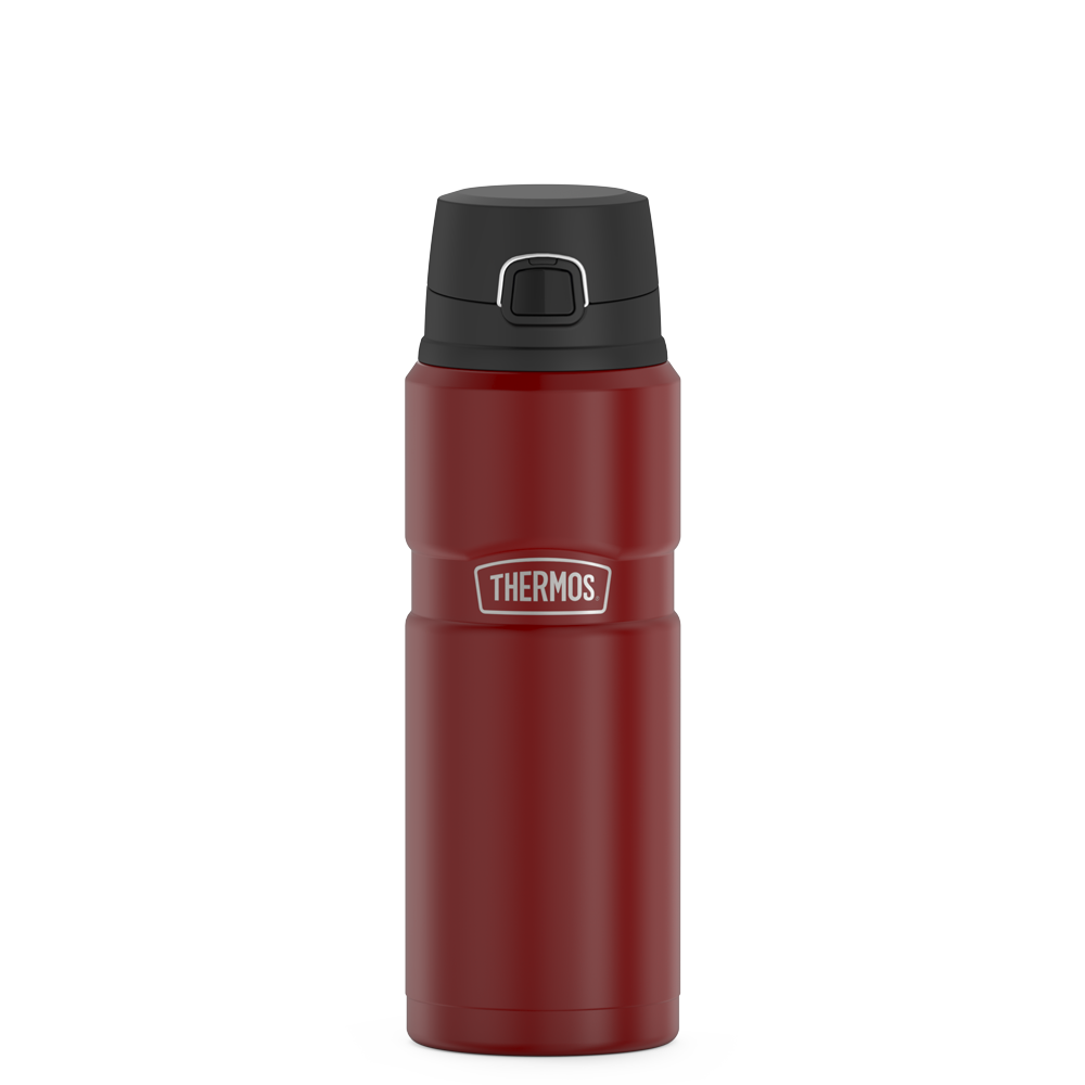 Thermos® 24oz Stainless King™ beverage bottle in Rustic Red