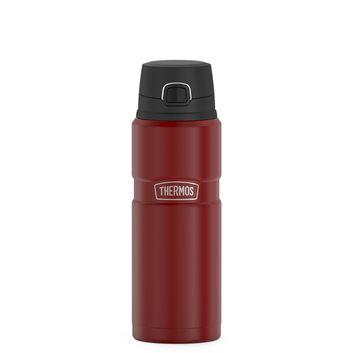 Thermos® 24oz Stainless King™ beverage bottle in Rustic Red