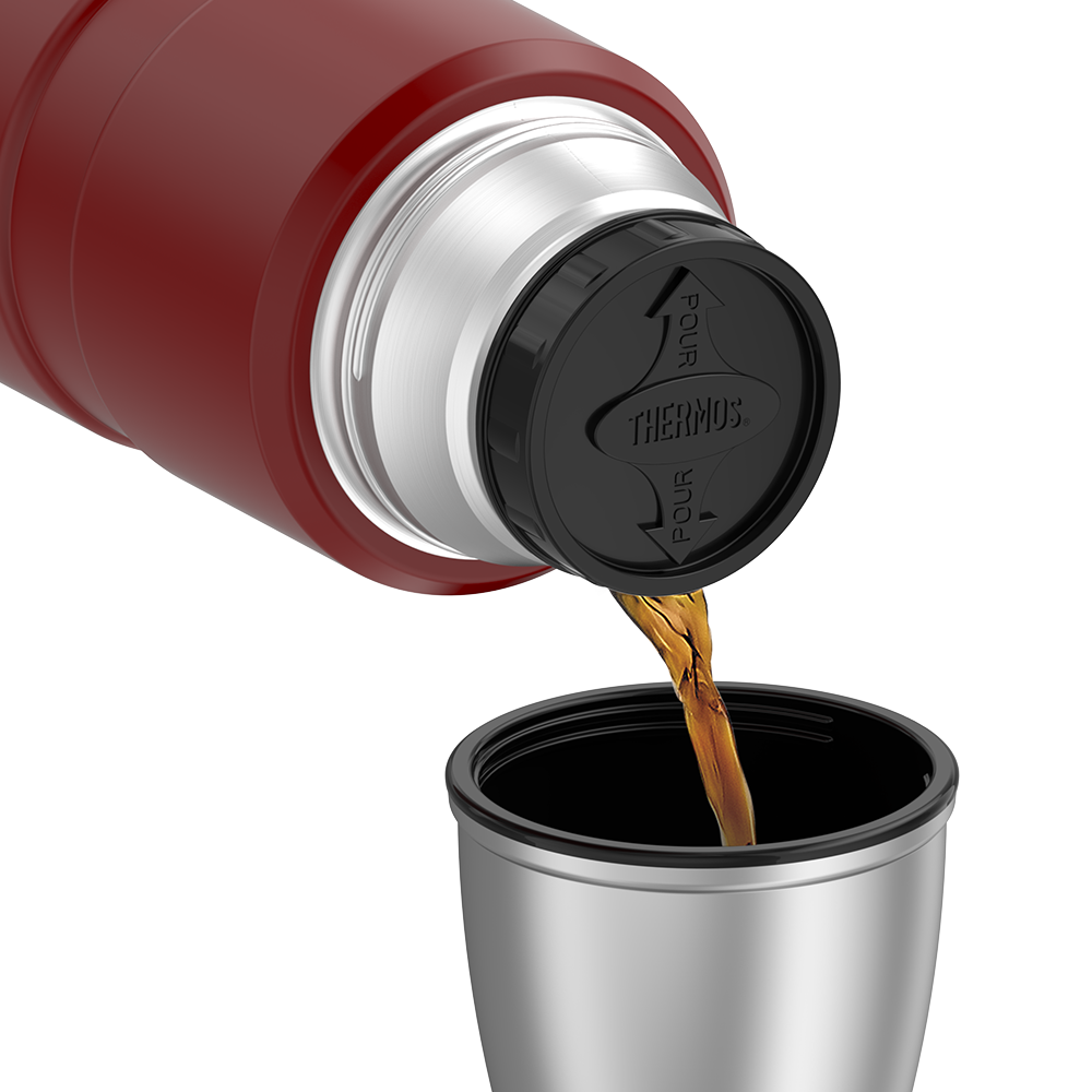 Thermos® 2.0 L Stainless King™ beverage bottle in Matte Stainless Steel