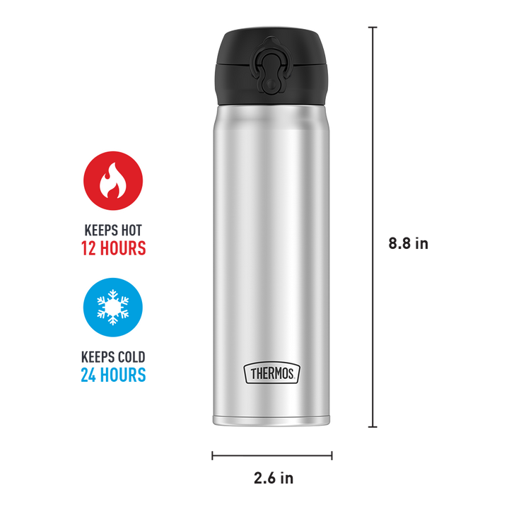 Thermos® 16oz Thermos® beverage bottle in Stainless Steel