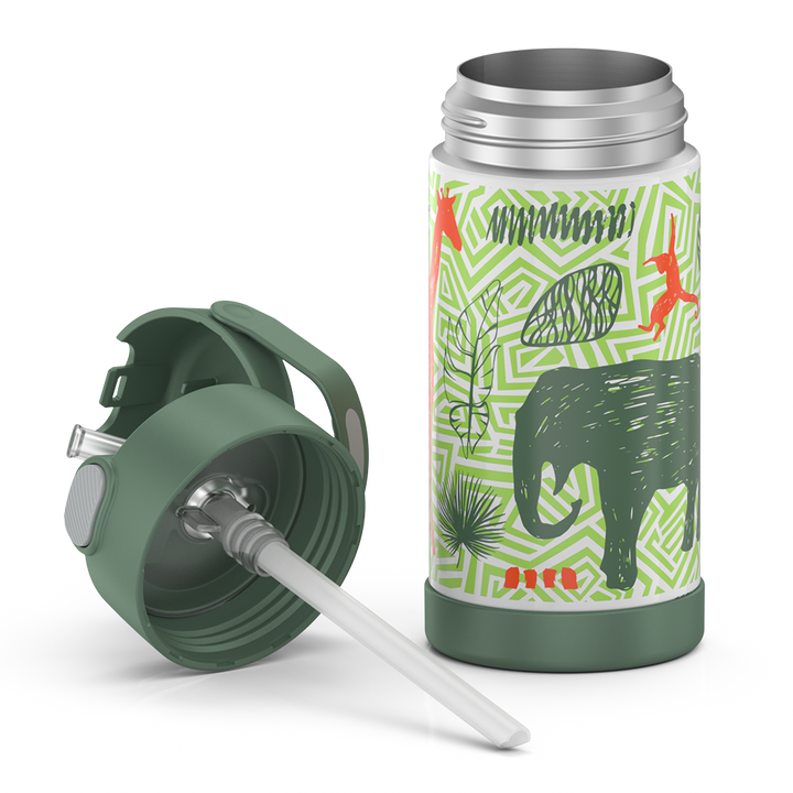 Thermos® 12oz FUNtainer® water bottle in Jungle Kingdom