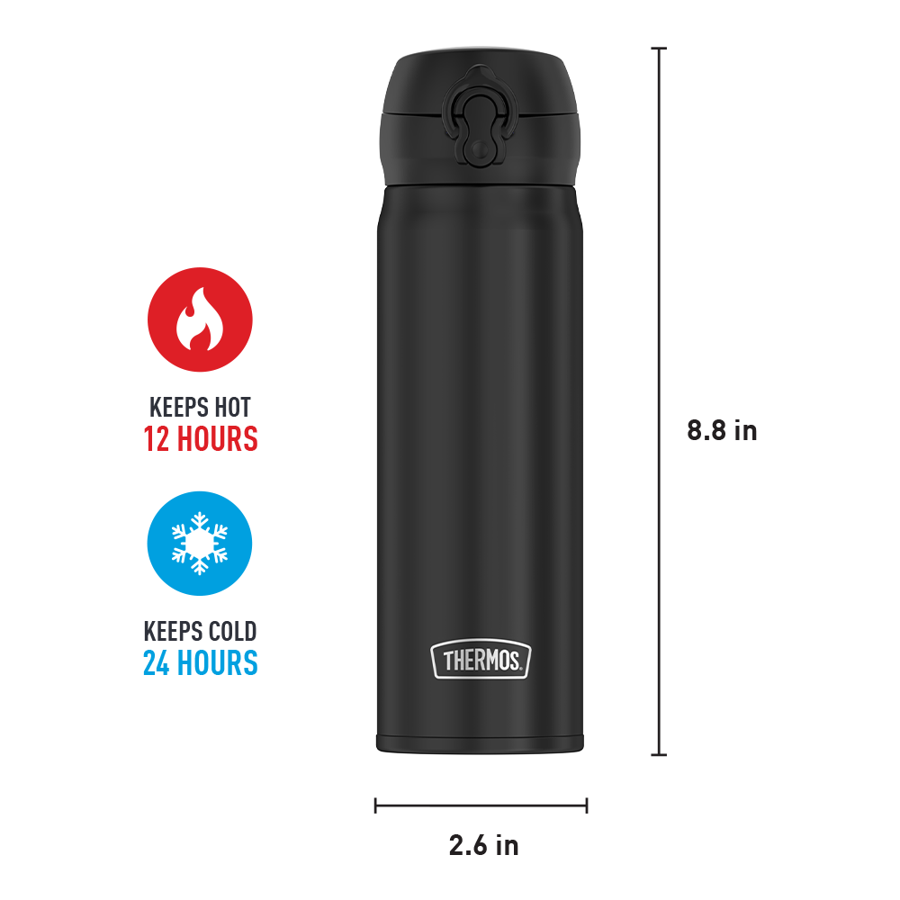 Thermos® 16oz Thermos® beverage bottle in Stainless Steel