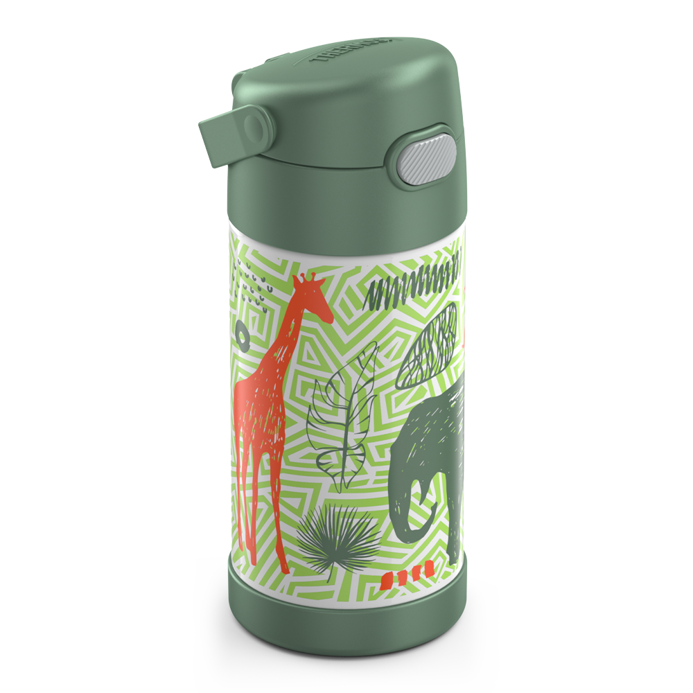 Thermos® 12oz FUNtainer® water bottle in Jungle Kingdom