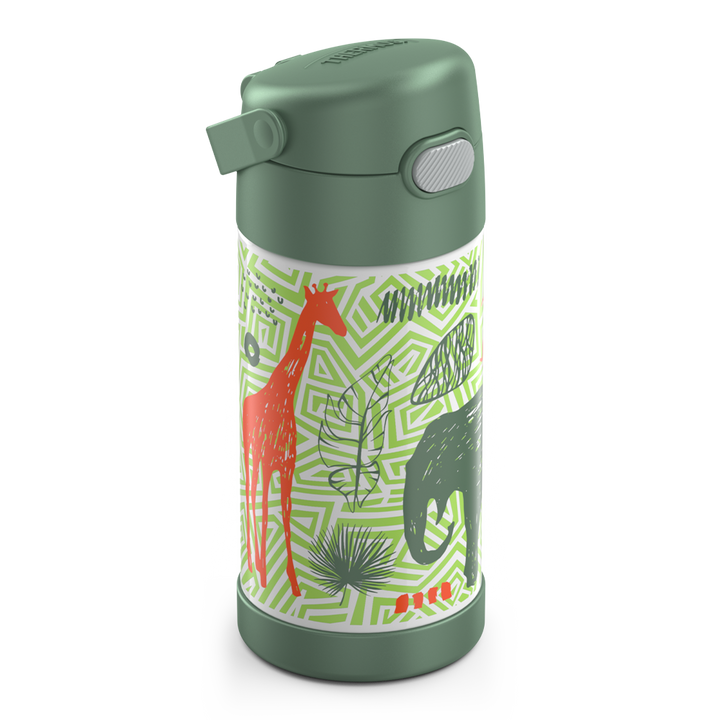 Thermos® 12oz FUNtainer® water bottle in Jungle Kingdom
