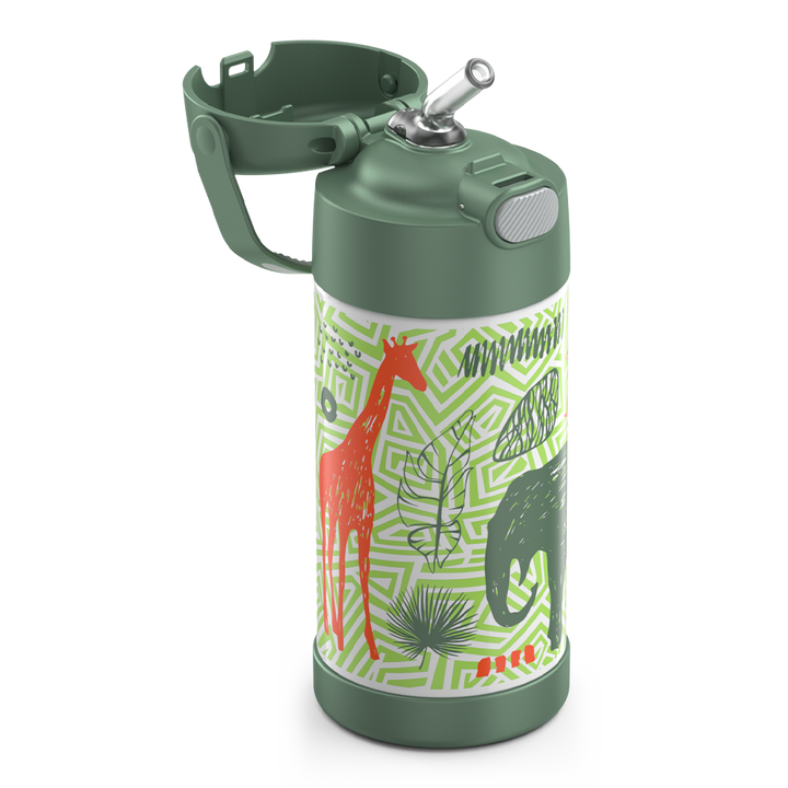 Thermos® 12oz FUNtainer® water bottle in Jungle Kingdom