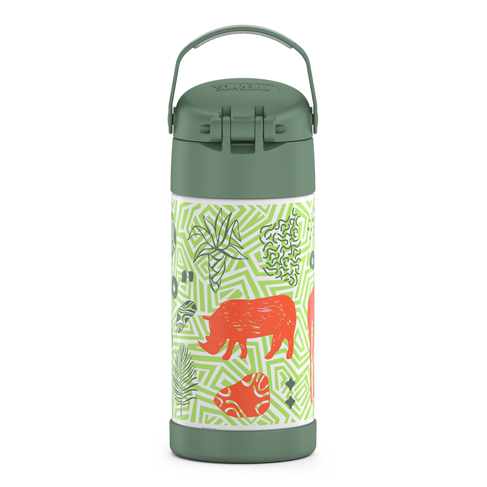 Thermos® 12oz FUNtainer® water bottle in Jungle Kingdom