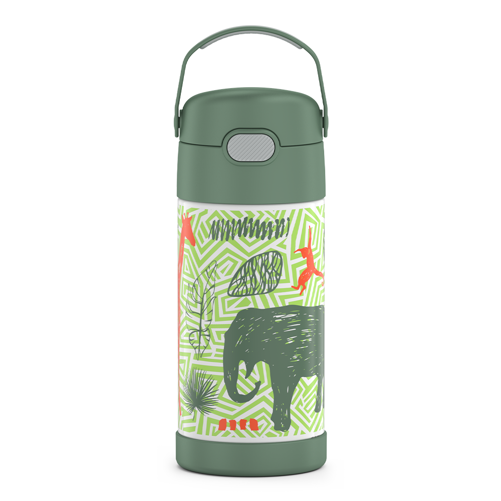 Thermos® 12oz FUNtainer® water bottle in Jungle Kingdom