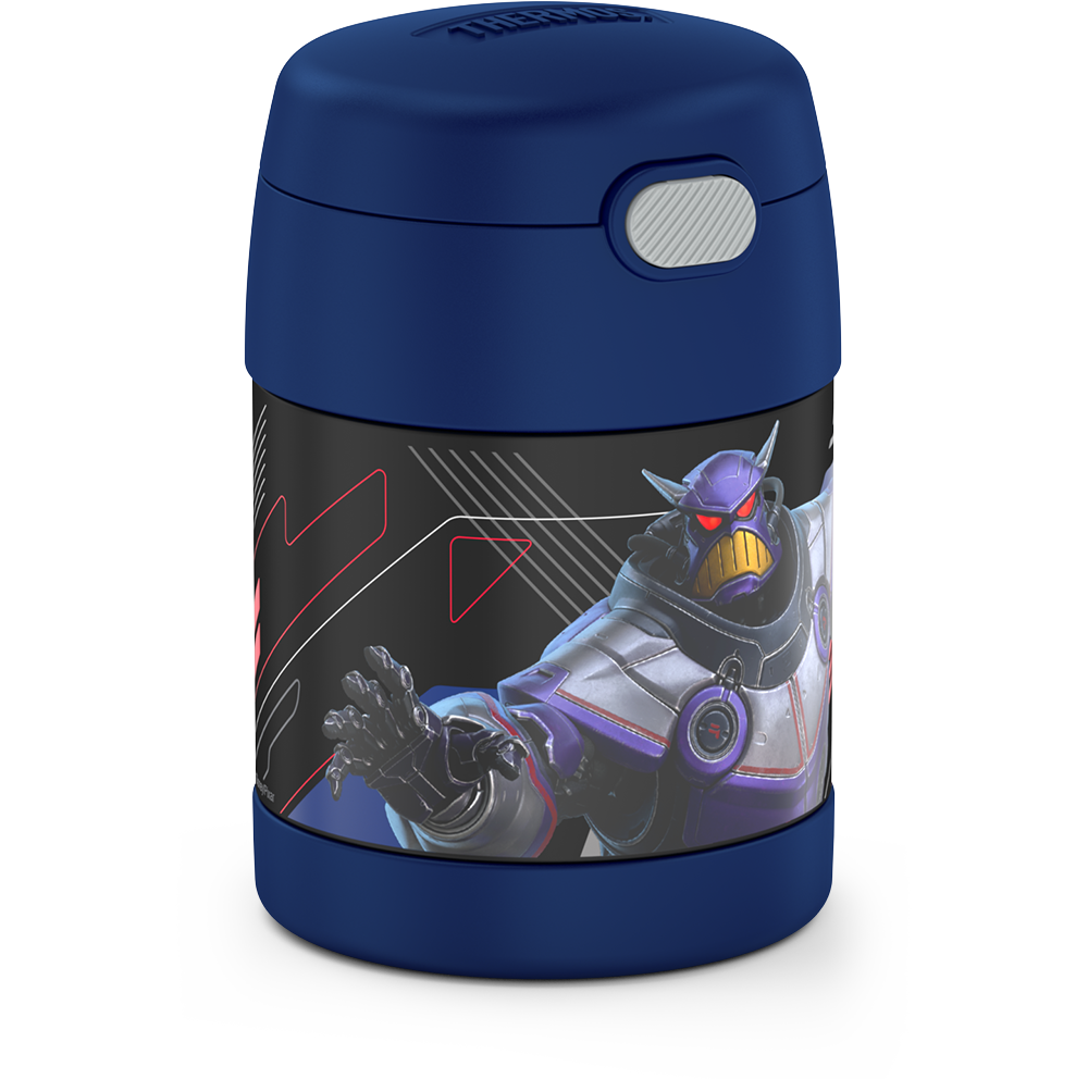 Thermos® 10oz FUNtainer® food jar in Default Title — angled view showing full profile