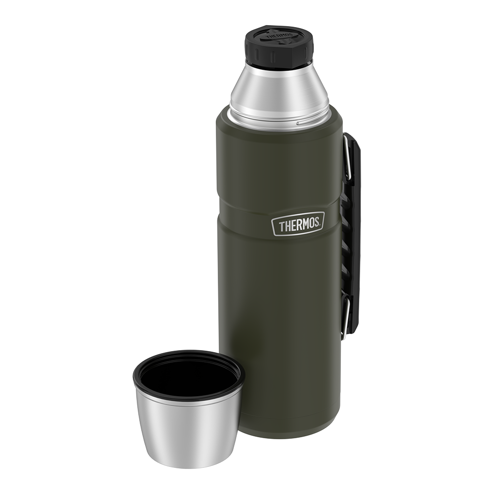 Thermos® 40oz Stainless King™ beverage bottle in Matte Stainless Steel