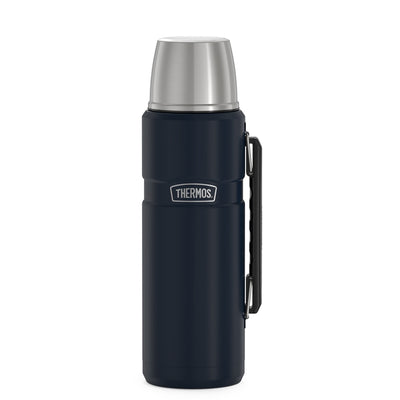 Thermos® 40oz Stainless King™ beverage bottle in Midnight Blue — catalog view