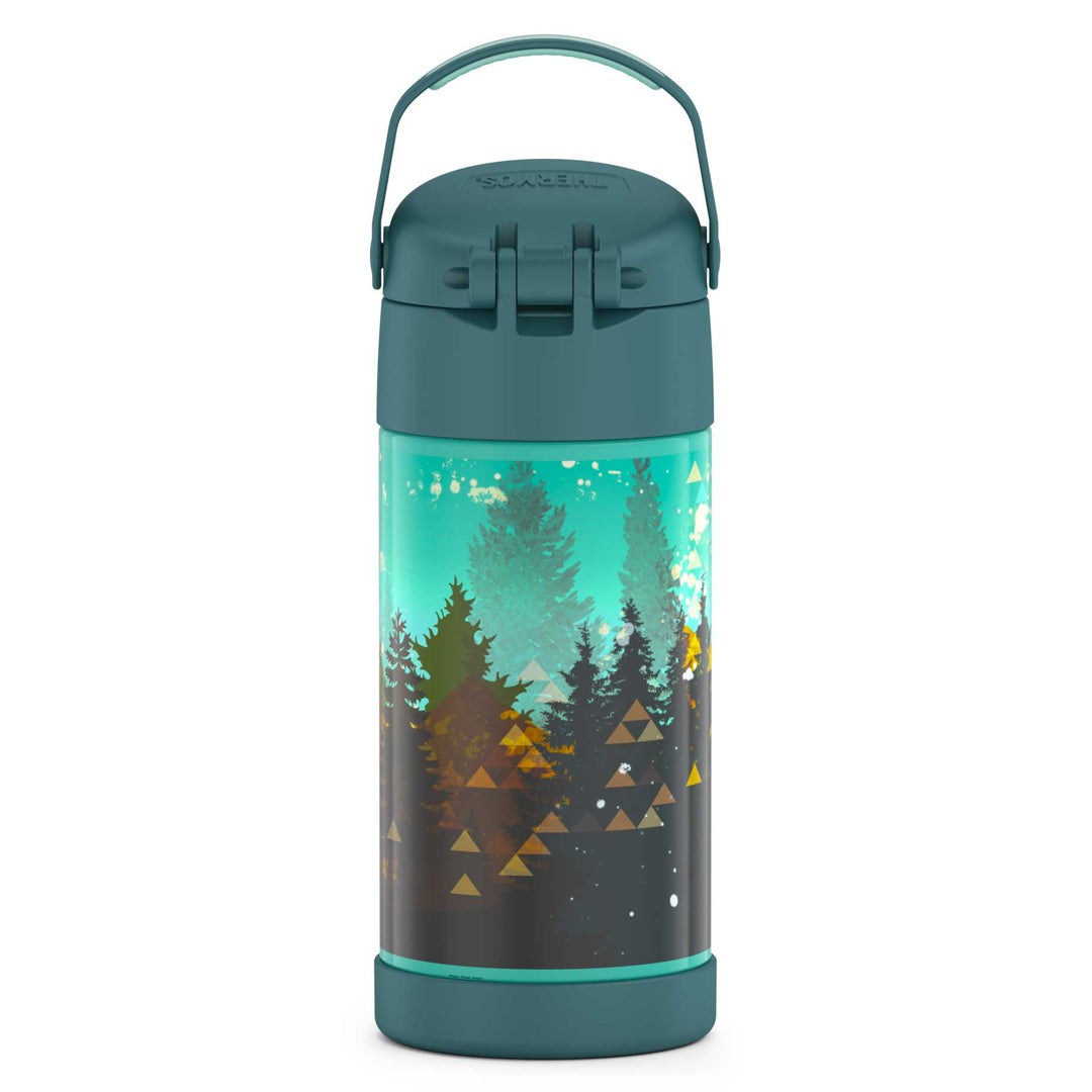 Thermos® 12oz FUNtainer® water bottle in Yellow/Green