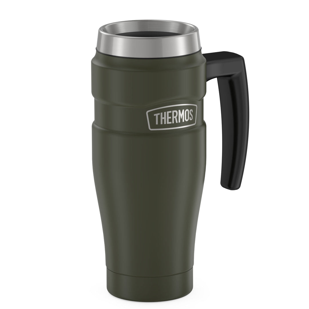 Thermos® 16oz Stainless King™ mug in Matte Stainless Steel