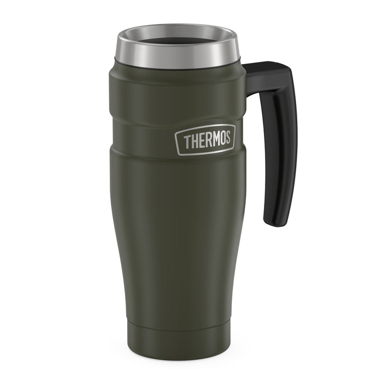 Thermos® 16oz Stainless King™ mug in Matte Stainless Steel