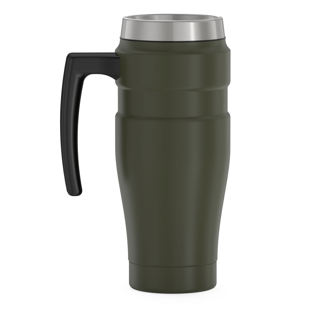 Thermos® 16oz Stainless King™ mug in Matte Stainless Steel