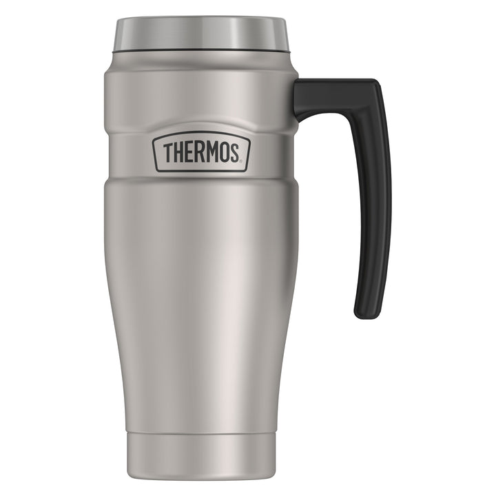 Thermos® 16oz Stainless King™ mug in Matte Stainless Steel