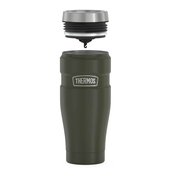Thermos® 16oz Stainless King™ tumbler in Matte Stainless Steel