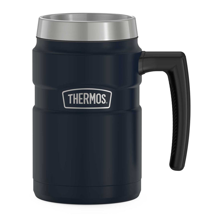 Thermos® 16oz Stainless King™ mug in Matte Stainless Steel