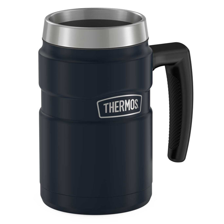 Thermos® 16oz Stainless King™ mug in Matte Stainless Steel