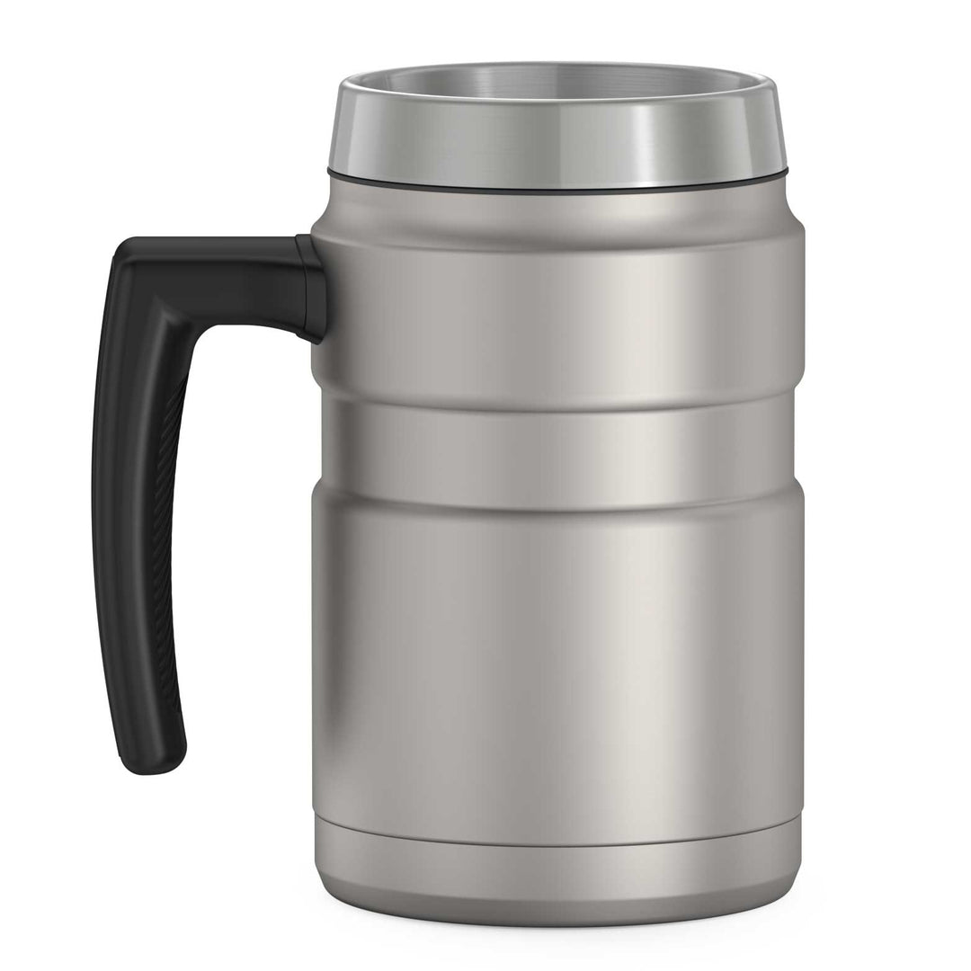 Thermos® 16oz Stainless King™ mug in Matte Stainless Steel