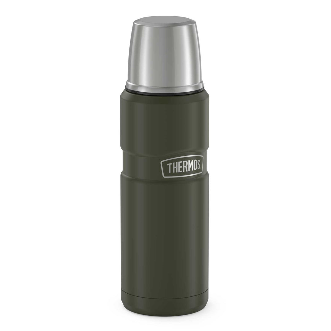 Thermos® 16oz Stainless King™ beverage bottle in Matte Stainless Steel