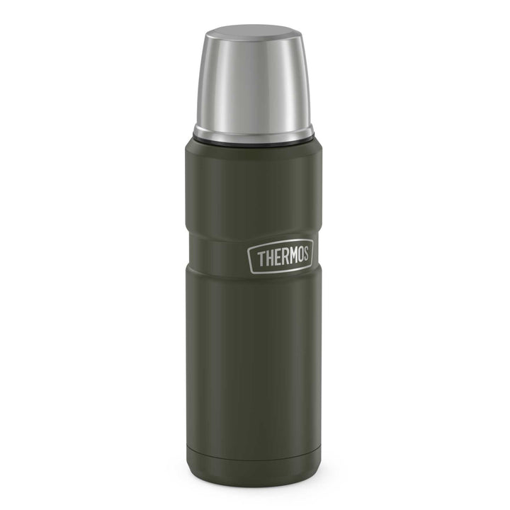 Thermos® 16oz Stainless King™ beverage bottle in Matte Stainless Steel