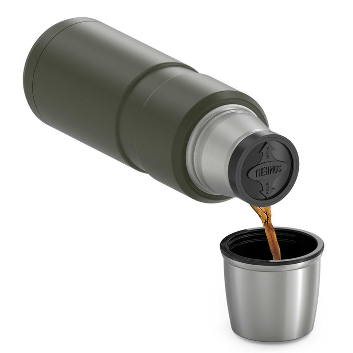 Thermos® 16oz Stainless King™ beverage bottle in Matte Stainless Steel