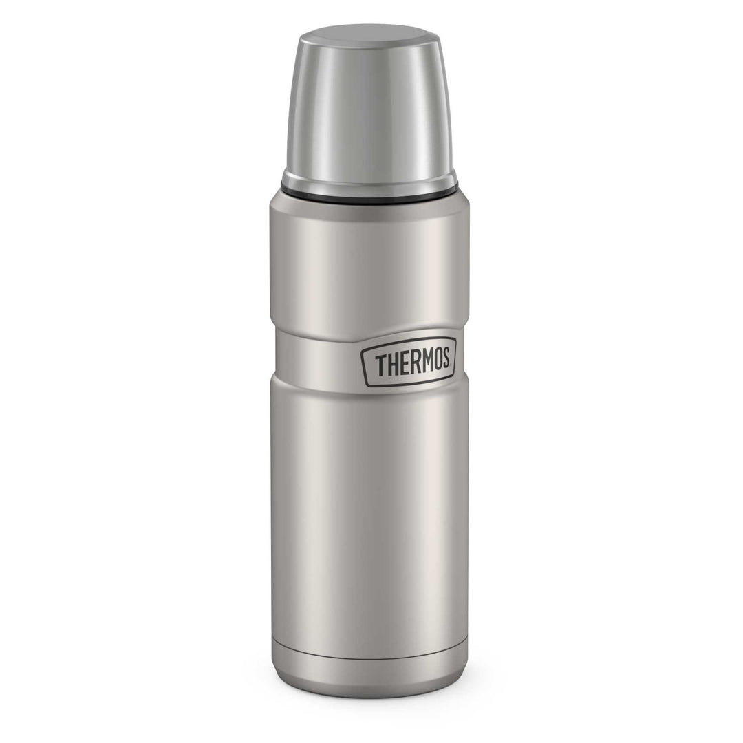 Thermos® 16oz Stainless King™ beverage bottle in Matte Stainless Steel