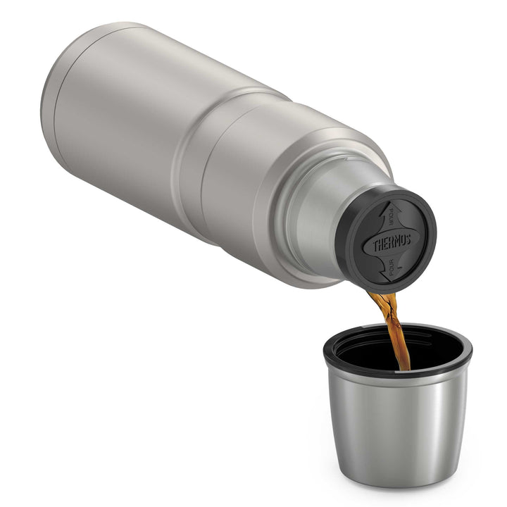 Thermos® 16oz Stainless King™ beverage bottle in Matte Stainless Steel