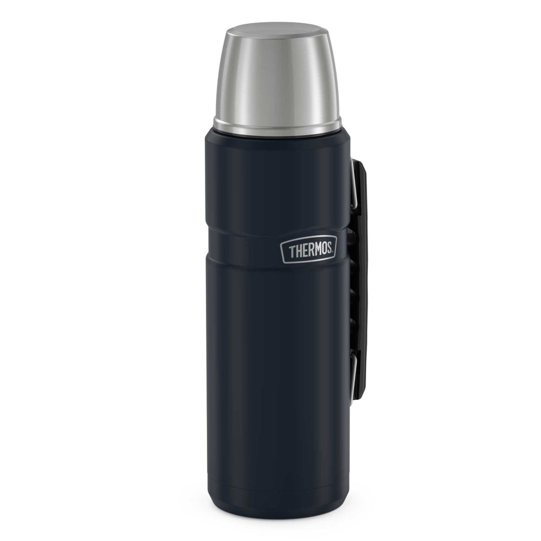 Thermos® 40oz Stainless King™ beverage bottle in Matte Stainless Steel