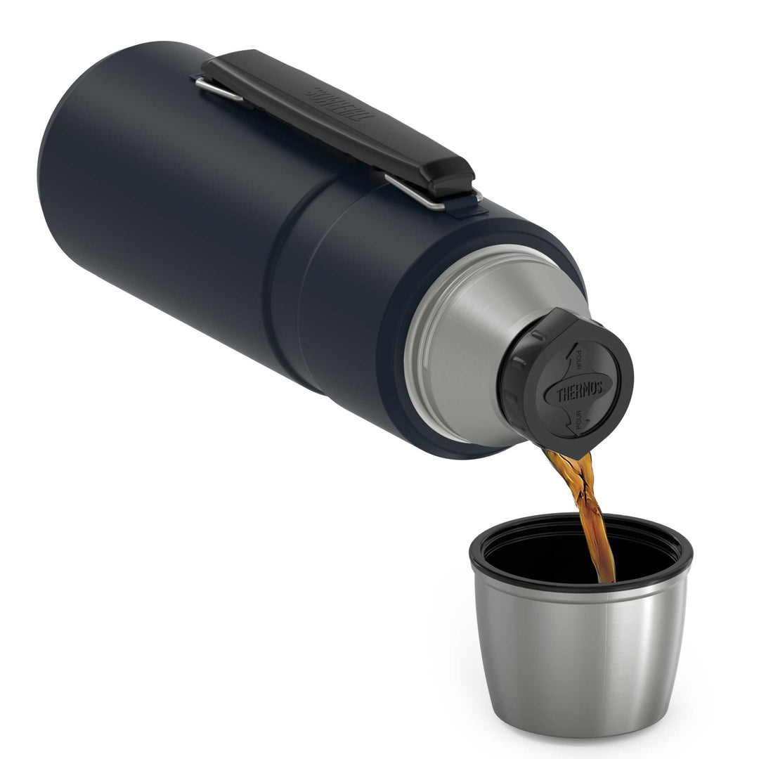Thermos® 40oz Stainless King™ beverage bottle in Matte Stainless Steel