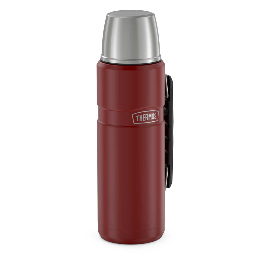 Thermos® 40oz Stainless King™ beverage bottle in Matte Stainless Steel