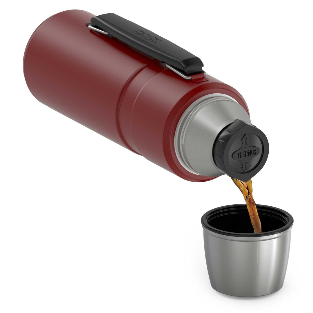 Thermos® 40oz Stainless King™ beverage bottle in Matte Stainless Steel