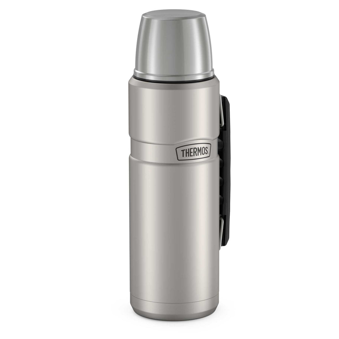Thermos® 40oz Stainless King™ beverage bottle in Matte Stainless Steel