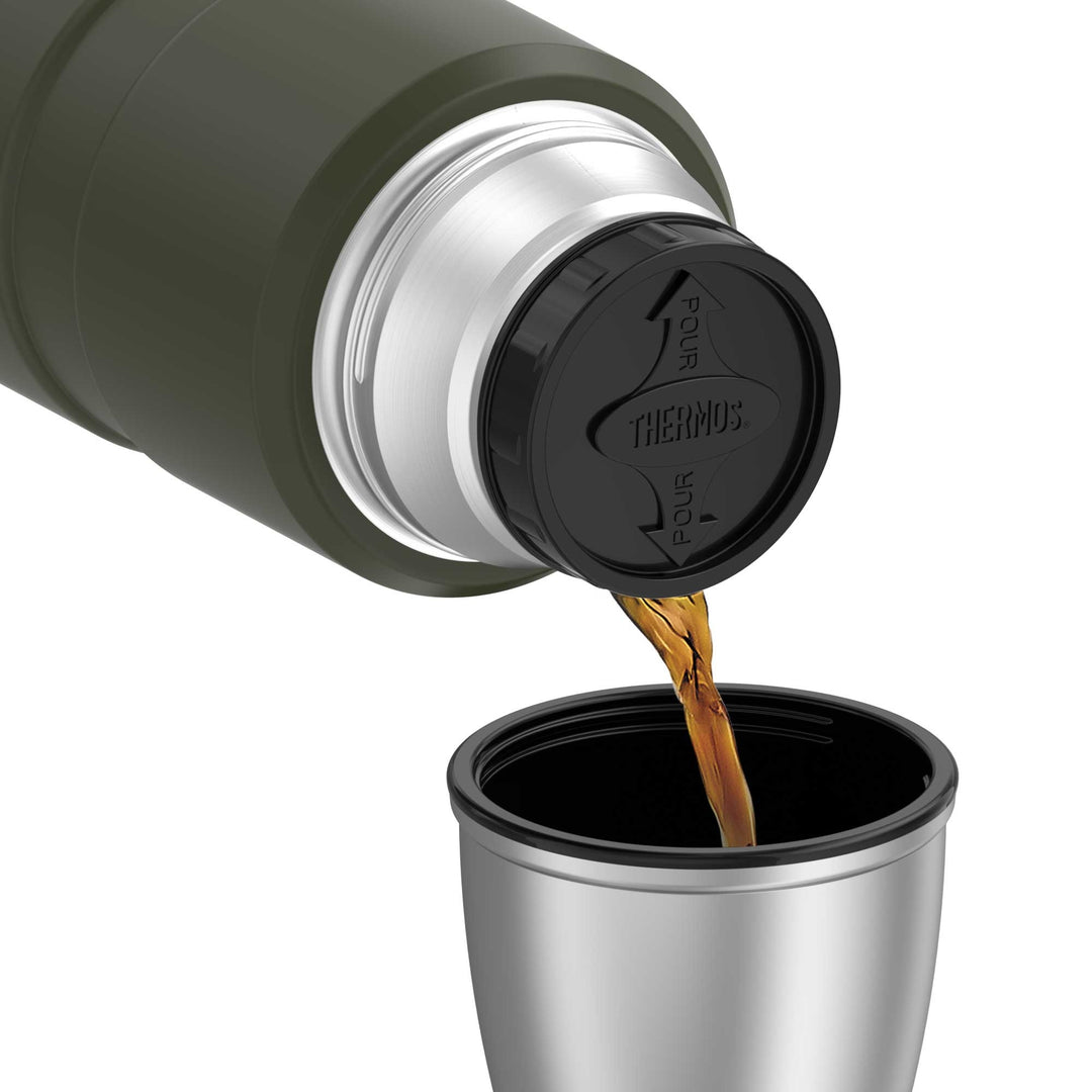 Thermos® 2.0 L Stainless King™ beverage bottle in Matte Stainless Steel
