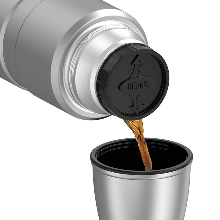Thermos® 2.0 L Stainless King™ beverage bottle in Matte Stainless Steel